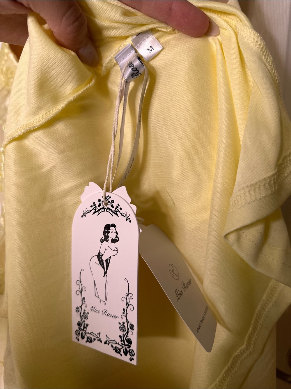 Miss Rosier Sleeveless Yellow Floral Embroidered Maxi Dress - Picture 6 of 8